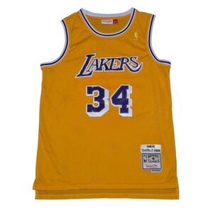 Shaquille O'Neal Los Angeles Lakers Mitchell & Ness Authentic Road Jersey Large‎